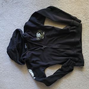 Metal Mulisha zip up hoodie